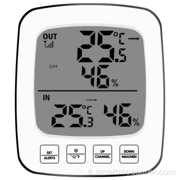 Misuratore di umidità della temperatura del termometro igrometro wireless da esterno
